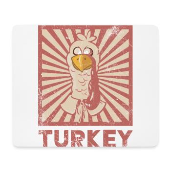 Turquie - Tapis de souris (format paysage) - blanc - Devant