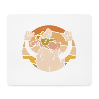 Offizielles Schlafshirt mit Schaf - Mousepad (Querformat) - Weiß - Vorne