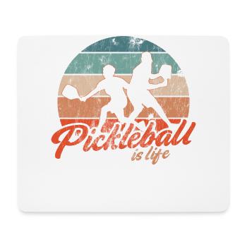 Life is amazing, Pickleball does it - Mouse Pad (horizontal) - white - Front