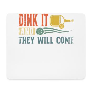 Life is amazing, Pickleball does it - Mouse Pad (horizontal) - white - Front