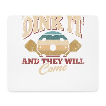 Life is amazing, Pickleball does it - Mouse Pad (horizontal) - white - Front