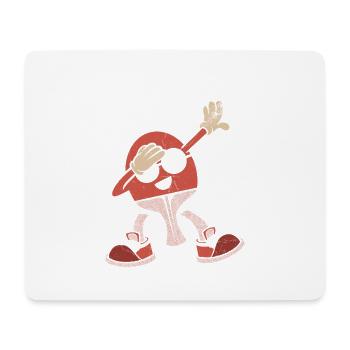Das Leben Ist Erstaunlich, Pickleball Macht Es - Mousepad (Querformat) - Weiß - Vorne