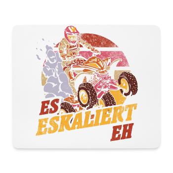 Es Eskaliert Eh Quad - Mousepad (Querformat) - Weiß - Vorne