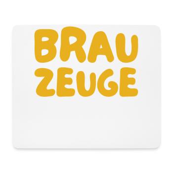 Brewman Beer Drinker - Mouse Pad (horizontal) - white - Front