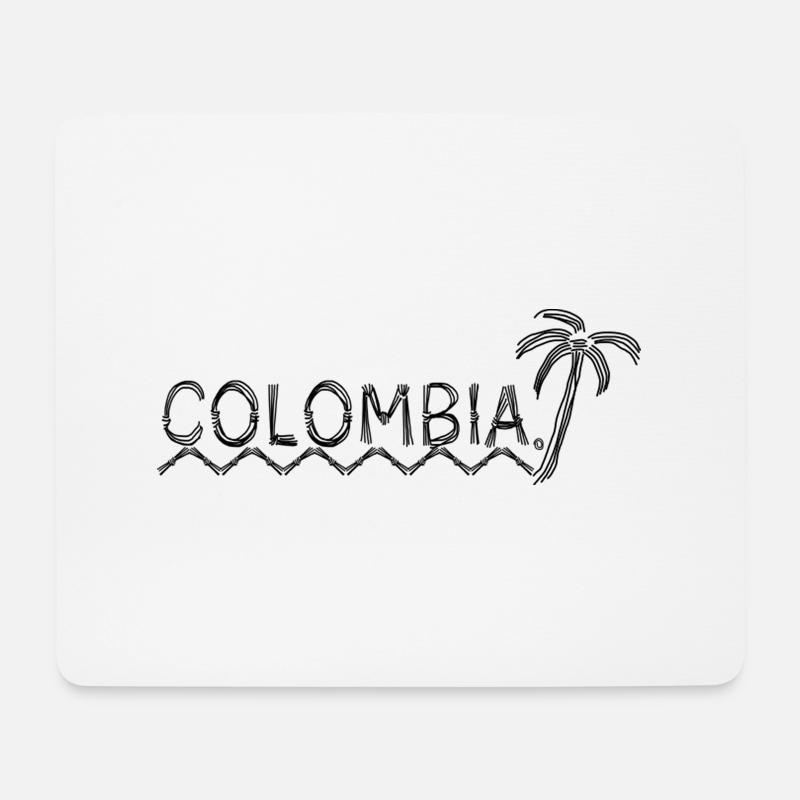 Kolumbien - Mousepad (Querformat) - Weiß