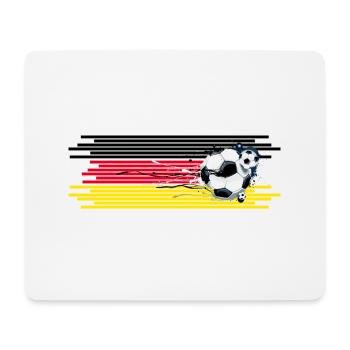 Football Fan Allemagne Terrain de football - Tapis de souris (format paysage) - blanc - Devant