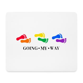 LGBT rainbow lgbtq - Mouse Pad (horizontal) - white - Front