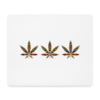 Legal High Cannabis Pot Weed Marijuana Hemp - Mouse Pad (horizontal) - white - Front