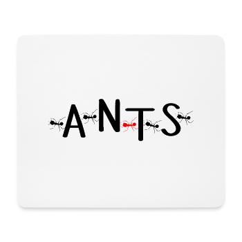 ant ant ant friends cool ants saying - Mouse Pad (horizontal) - white - Front