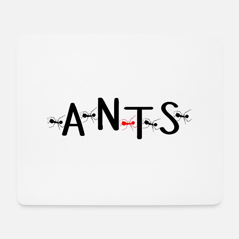 ant ameise ameisenfreunde cooler ameisen spruch - Mousepad (Querformat) - Weiß