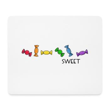 LGBT pride regenbogen sweet human - Mousepad (Querformat) - Weiß - Vorne