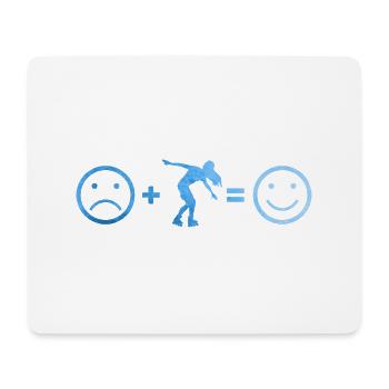 Roller Skating Roller Skates Damen Skate Herren - Mousepad (Querformat) - Weiß - Vorne