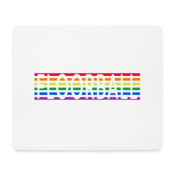 floorball floorball-lgbt unihockey - Mouse Pad (horizontal) - white - Front