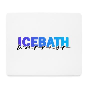 Eisbader "Winterschwimmer" eiskaltes Eisbad - Mousepad (Querformat) - Weiß - Vorne