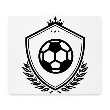 Armoiries du football de football - Tapis de souris (format paysage) - blanc - Devant