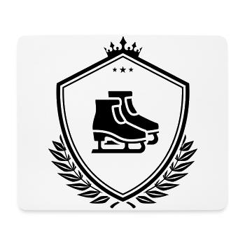 Inliner skates wappen - Mousepad (Querformat) - Weiß - Vorne