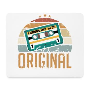 September 1961 geboren Vintage Geburtstag Retro - Mousepad (Querformat) - Weiß - Vorne
