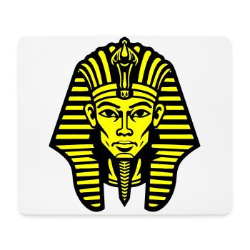 Crâne de pharaon - Tapis de souris (format paysage) - blanc - Devant