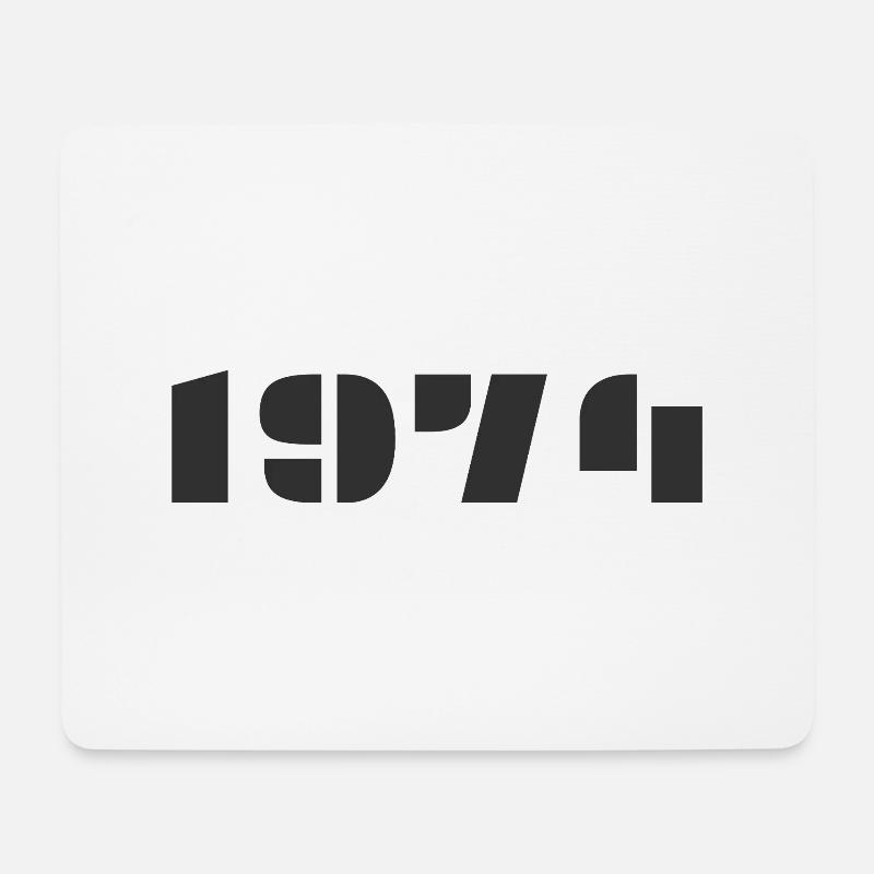 1974 - Mousepad (Querformat) - Weiß