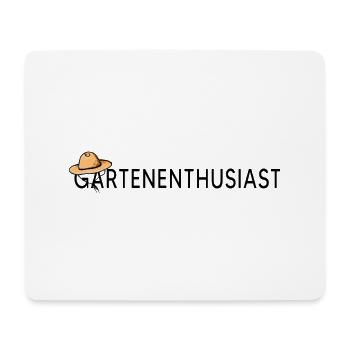 garten kleingarten gärtner erntezeit gartenarbeit - Mousepad (Querformat) - Weiß - Vorne