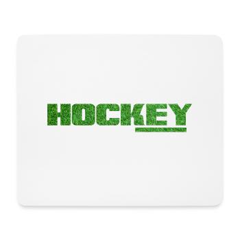 Field hockey Hockey artificial turf for hockey players - Mouse Pad (horizontal) - white - Front