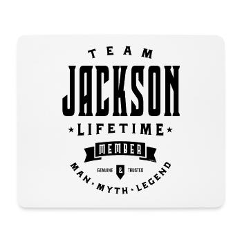 Team Jackson - Mouse Pad (horizontal) - white - Front