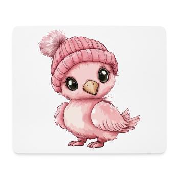 Flamingo Süß Niedlich Baby Kinder Tier Cartoon - Mousepad (Querformat) - Weiß - Vorne