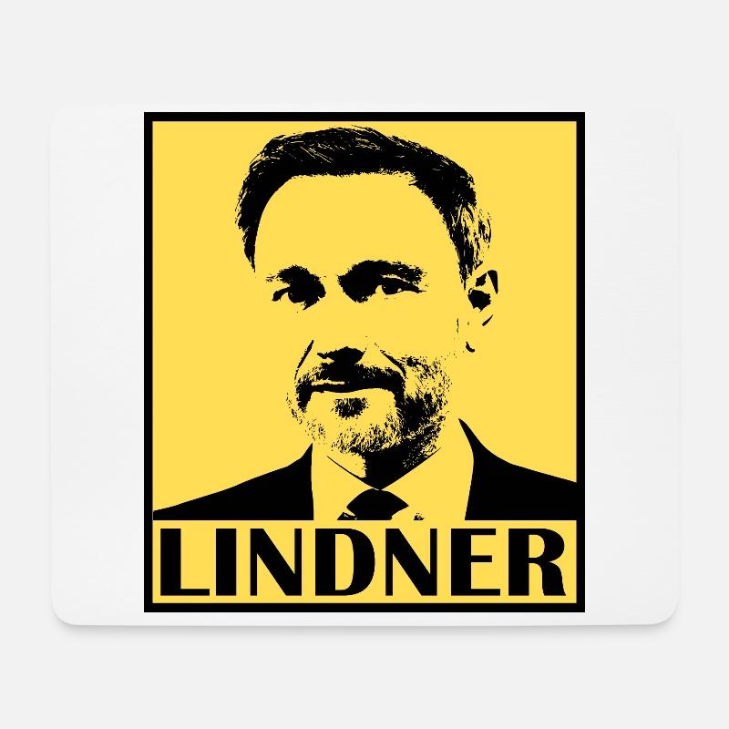 Legende Christian Lindner FDP Politiker Finanzen - Mousepad (Querformat) - Weiß
