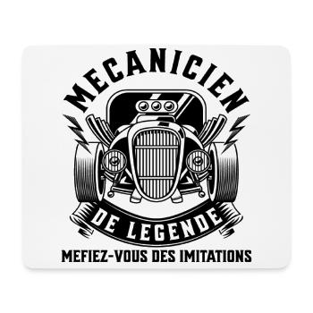 Mécanicien de légende cadeau mécanique homme - Tapis de souris (format paysage) - blanc - Devant
