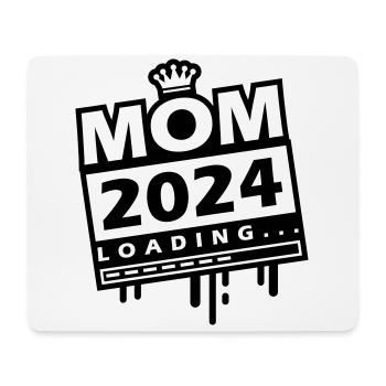 Mama 2024 Loading Mom - Mousepad (Querformat) - Weiß - Vorne