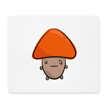 Lustiger Pilz, urkomisch, Pilzsammler, Wald, Pilze - Mousepad (Querformat) - Weiß - Vorne