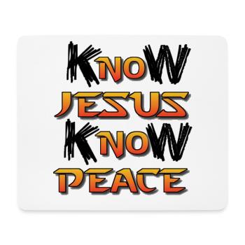 Jesus Jesus Jesus Christlich Christlich Christlich - Mousepad (Querformat) - Weiß - Vorne