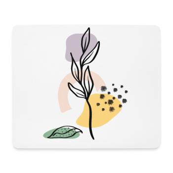 Nature Color Plant - Tapis de souris (format paysage) - blanc - Devant