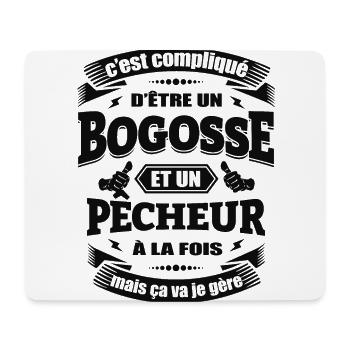 BOGOSSE ET PÊCHEUR - Tapis de souris (format paysage) - blanc - Devant