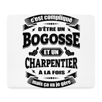 BOGOSSE CHARPENTIER - Tapis de souris (format paysage) - blanc - Devant