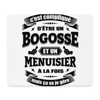 BOGOSSE ET MENUISIER - Tapis de souris (format paysage) - blanc - Devant