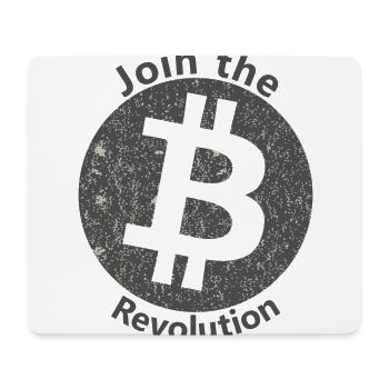 Die Bitcoin Revolte - Mousepad (Querformat) - Weiß - Vorne