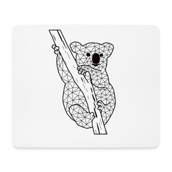 Koalaa GeomeTRIX - Mousepad (Querformat) - Weiß - Vorne