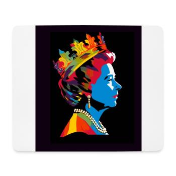 Queen - Mouse Pad (horizontal) - white - Front