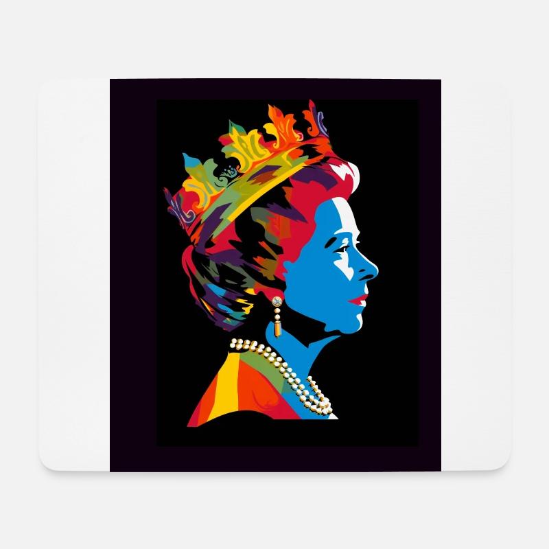 Königin - Mousepad (Querformat) - Weiß