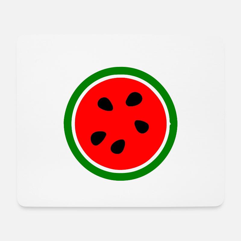 Free palestine wassermelone melone - Mousepad (Querformat) - Weiß