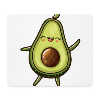 Avocado Sweet Kawaii - Mouse Pad (horizontal) - white - Front