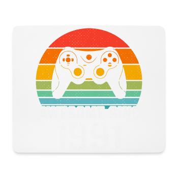 1991 Birthday Gift For All Gamers 1991 - Mouse Pad (horizontal) - white - Front