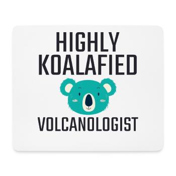 Volcanologist Koalafied Volcanology - Mousepad (Querformat) - Weiß - Vorne