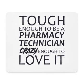 Pharmacy technician Crazy - Mouse Pad (horizontal) - white - Front