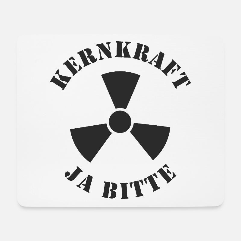 Kernkraft, Ja bitte - Mousepad (Querformat) - Weiß