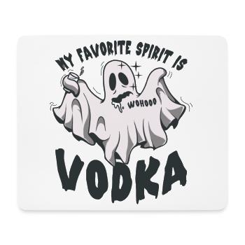 Meine Lieblingsspirituose ist Vodka - Mousepad (Querformat) - Weiß - Vorne