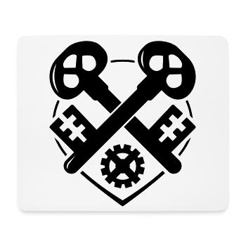 Schlosser Zunft - T-Shirt, Schlosser - Mousepad (Querformat) - Weiß - Vorne