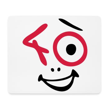 Toll, 40 Jahre ! - Mousepad (Querformat) - Weiß - Vorne