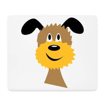 dog - Mouse Pad (horizontal) - white - Front